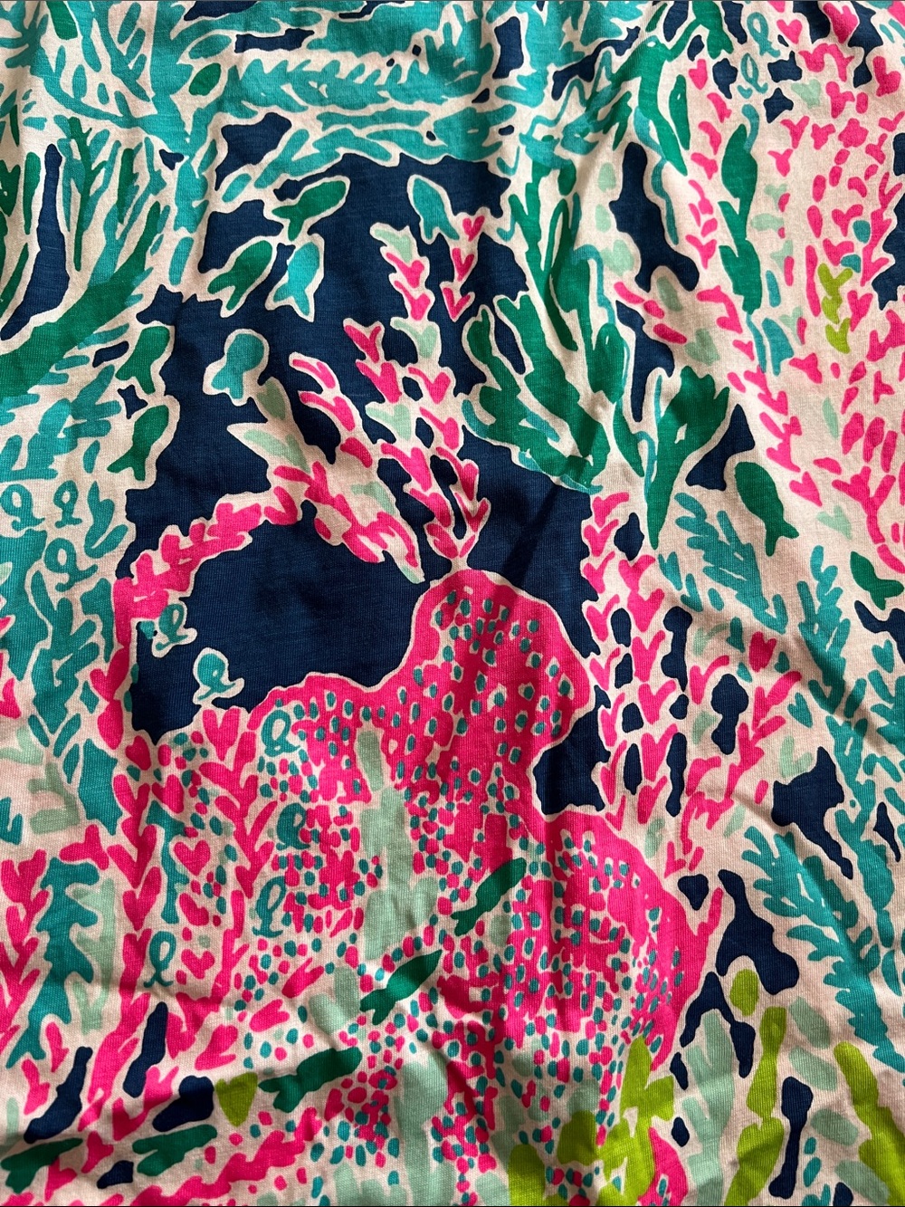 XXS - Lilly Pulitzer - Multi-Color Long-Sleeve corail dress - Picture 3 of 6